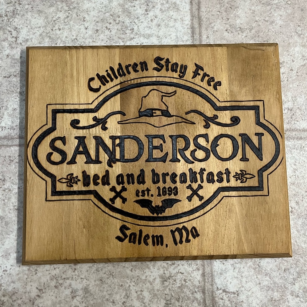 Disney Hocus Pocus Wood Sign, Sanderson Sisters